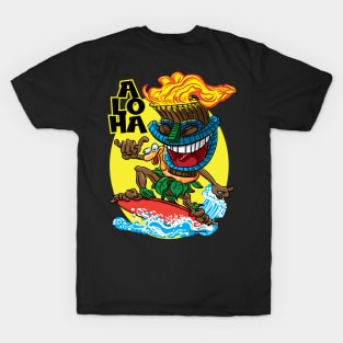 Aloha Tiki Surfer T-Shirt